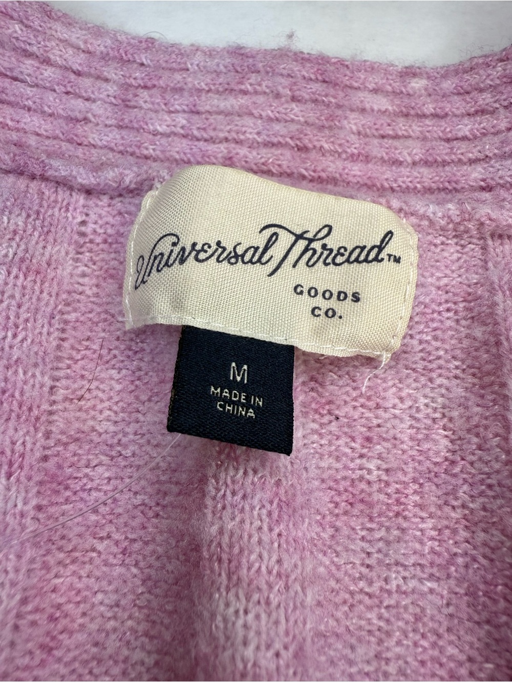 Universal Thread Pink V-Neck Button-Up Cardigan - Picture 3 of 6